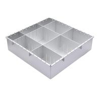 Pan À Gâteau De - Moule Carré, Usine De Cuisson Au Diviseur Rectangulaire | Acier Carbone Antiadhésif Avec Conception Réglable, Nettoyage Facile Pour Les Pâtisseries, Cheesecake, Gâteau Au