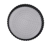 Pan à pizza perforé - Acier au carbone non adhésif, bonne conduction thermique, amovible, cuisson multifonctionnelle | Meals de famille, cuisine à la maison, thé de l'après-midi, nuit, four