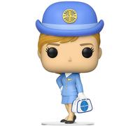 Pan Am Funko POP Ad Icons Figurine En Vinyle | Hôtesse Avec Sac Blanc
