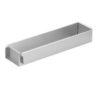 Pan de tiramisu, 16 x 4 x 2 Pan à gâteau rectangle, moule à gâteau antiadhésif, drap en acier inoxydable, rectangle détachable pour la cuisson maison et professionnel, pas de couvercle