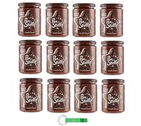 Pan di Stelle Crema Spalmabile Noisette Crème à tartiner 12 x 580 g Crème avec grains de biscuits sans huile de palme + porte-clés Beni Culinari gratuit