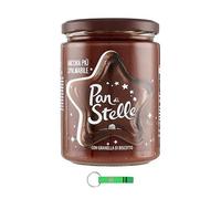 Pan di Stelle Crema Spalmabile Noisette Crème à tartiner 16 x 580 g Crème avec grains de biscuits sans huile de palme + porte-clés Beni Culinari gratuit