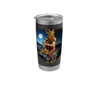Pan, dieu de la nature au clair de lune Gobelet isotherme en acier inoxydable double paroi
