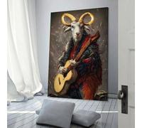 Pan, le dieu de la musique, décoration murale pour couloir et escaliers, jolie pièce prête à accrocher, grandes images 30 x 45 cm