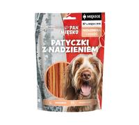 PAN MIĘSKO Bâtonnets fourrés Bœuf et Saumon friandise pour chien 100 g