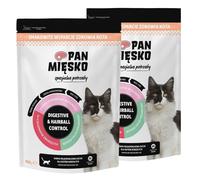PAN MIĘSKO Besoins spéciaux Digestive & Hairball Control pour chats 800 g