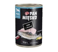 PAN MIĘSKO Dinde avec cabillaud nourriture humide pour chiens 400 g