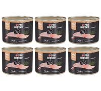 PAN MIĘSKO Dinde avec lapin nourriture humide pour chat 6x200 g