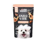 PAN MIĘSKO Morceaux dans une sauce Veau avec du lapin nourriture humide pour chiens 150 g