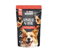PAN MIĘSKO Morceaux en sauce Bœuf et chèvre 150 g pour chien