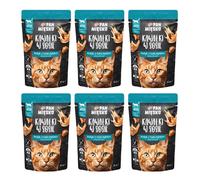 PAN MIĘSKO Morceaux en sauce Dinde au thon 85 g pour chat