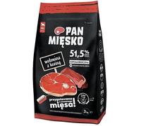 Pan Mięsko Nourriture sèche croustillante pour chien chien boeuf avec chèvre taille M 3 kg