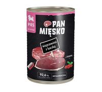 PAN MIĘSKO Porc de porc avec canard nourriture humide pour chiots 400 g