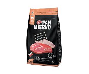 PAN MIĘSKO - Veau et dinde pour chiens de grandes races - XL 9kg