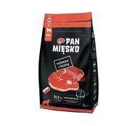 PAN MIĘSKO - Viande de bœuf et chèvre pour chiens adultes - M 3 kg