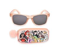 Pan Oceanic Disney Princess Lunettes de soleil avec étui à lunettes assorti pour enfants, Princesse Disney, Small