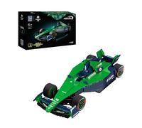 PAN TASY Envision Racing Formula E Ensemble de blocs de construction de voiture de course à collectionner avec podium et figurine, détails réalistes, affichage et cadeau pour adultes et fans de sport