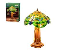 PAN TASY Lampe Vitrail Libellule, Jeu de Construction Lumineux pour Adultes