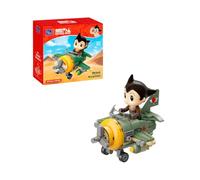 PAN Tasy Pantasy Astro Boy Avion de construction à collectionner Vert et jaune 12,8 x 12,8 x 12,8 cm