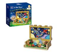 PAN TASY Petite Valise du Petit Prince, Jeu de Construction à Exposer | Mini-diorama de voyage ouvrable avec personnages emblématiques, modèle compact et décoratif pour les fans de l’œuvre