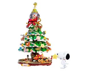 PAN TASY Set Construction Figurine Peanuts, Le Sapin de Noël (86909)