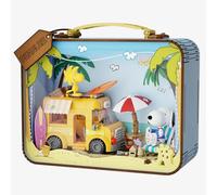 PAN TASY Set Construction Figurine Peanuts, Valise de Voyage (86910)