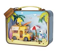 PAN TASY Set Construction Figurine Peanuts, Valise de Voyage (86910)