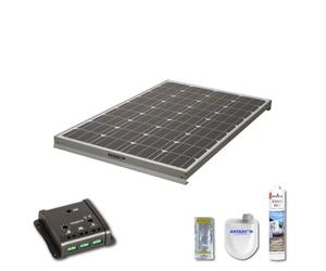 PAN150PWM - KIT Panneau Solaire pour Camping Car 150W ANTARION + RÉGULATEUR PWM
