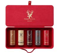 Pana-Dora-Sweden Parfums-unisexes Swedish-LeatherRougeKit de voyage Extrait de Parfum Imperial Wood 15 ml + Eau de Parfum Moonlight 15 ml + Eau de Parfum Orchestra 15 ml + Extrait de Parfum Swedish Le