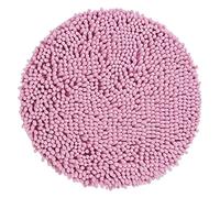 PANA® Rond Tapis de Bain Chenille Microfibre - Ø 56 cm - Rose