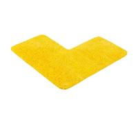 PANA® Tapis de Douche d’Angle - 50 x 100 x 100 cm - Jaune
