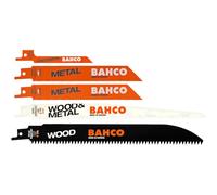 Bahco Lames pour scie sabre 3940-MIX-SET-5P – Lot 5 pièces