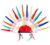 Panache Indien Multicouleur De 58x38 Cm Multicolore