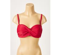 panache maillots de bain femme de couleur rouge 100F