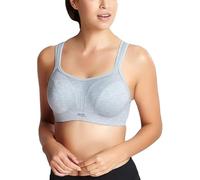Panache Underwire Bra Soutien-Gorge de Sport, Gris chiné, 90E Femme