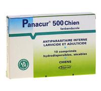 Panacur 500 Chien Antiparasitaire Interne Larvicide Et Adulticide 10 Comprimés
