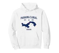 Panama Canal Souvenir EST. 1881 Carte du Panama Vintage Sweat à Capuche