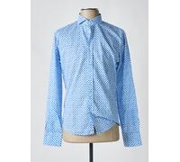 panama chemises homme de couleur bleu