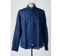 panama chemises homme de couleur bleu 3XL