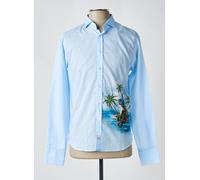 panama chemises homme de couleur bleu clair 3XL