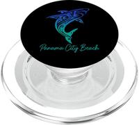 Panama City Beach FL Shark Scuba Surfer Florida Surf PopSockets PopGrip pour MagSafe