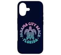 Panama City Beach Floride Sea Turtle Surfer Souvenir Rétro Coque pour iPhone 17