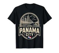 Panama City Panama Emblème de Voyage Crème T-Shirt