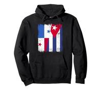 Panama Cuba Demi Drapeau Panaméen Patrimoine cubain Sweat à Capuche