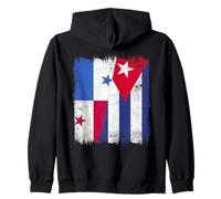 Panama Cuba Demi Drapeau Panaméen Patrimoine cubain Sweat à Capuche
