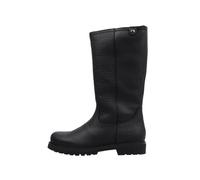 Panama Jack – Bottes hautes femme Bambina en cuir, semelle amovible, fermeture éclair Noir 37