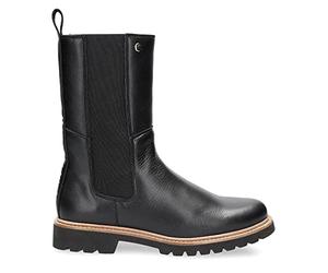 Panama Jack Botte Chelsea Femme Noire 39 EU Mi-mollet Talon Kitten 3 cm Résistante à l'eau Automne/Hiver
