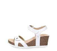 Panama Jack Femme Julia Basics Sandale compensée, Blanco B17, 39 EU