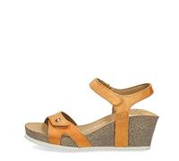 Panama Jack Femme Julia Basics Sandales Bride Cheville, Jaune (Vintage B11), 42 EU