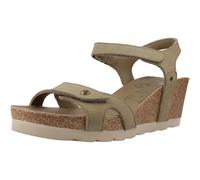 Panama Jack Femme Julia Sandales compensées, Kaki B72, 39 EU